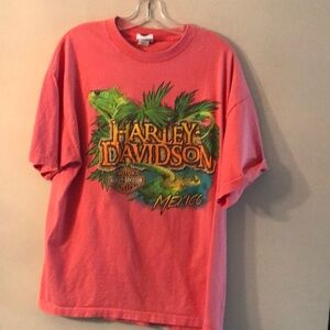 Harley Davidson Men’s Tee Shirt -Playa Del Carmen Mexico Size XL